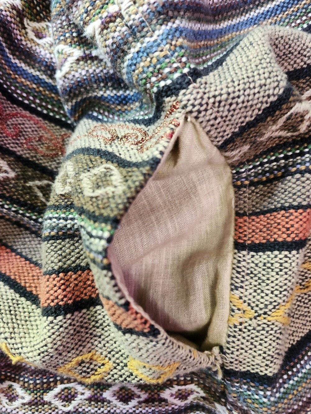 Think Positive Multicolor Striped Button-Up Jacket - Picture 8 of 8